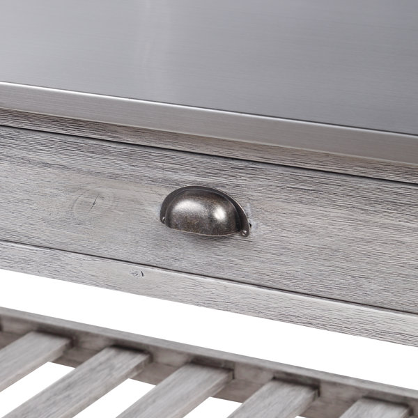 Three Posts Courtright Metal Kitchen Cart & Reviews Wayfair Canada